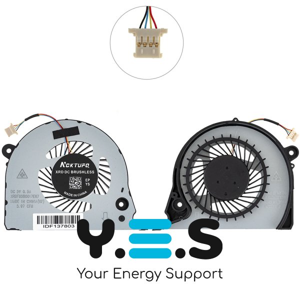 Кулер (CPU Fan) для ноутбука Dell Inspiron 15 7577/7588 DFS2000054H0T