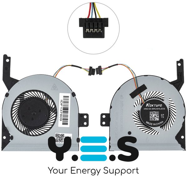 Кулер (вентилятор) для ноутбука ASUS X542UN/X542UA/X542UF/X542UR/X542BA (13NB0FD0T04111)