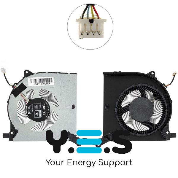 Вентилятори 2шт для Lenovo Legion 5-15ARH05H/5P-15ARH05H 12V (L+R) 5H40S20132 Original