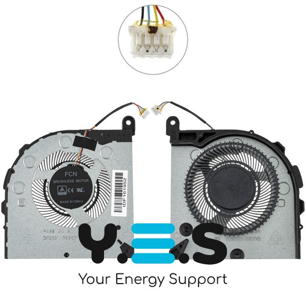 Вентилятор CPU для ноутбука Lenovo Legion Y730-15 / Y740-15 (кулер) Original