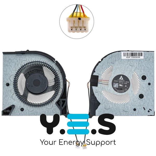 Вентилятор GPU 12V для ноутбука Lenovo Legion 7-15IMH05, 7-15IMHG05 (кулер) Original