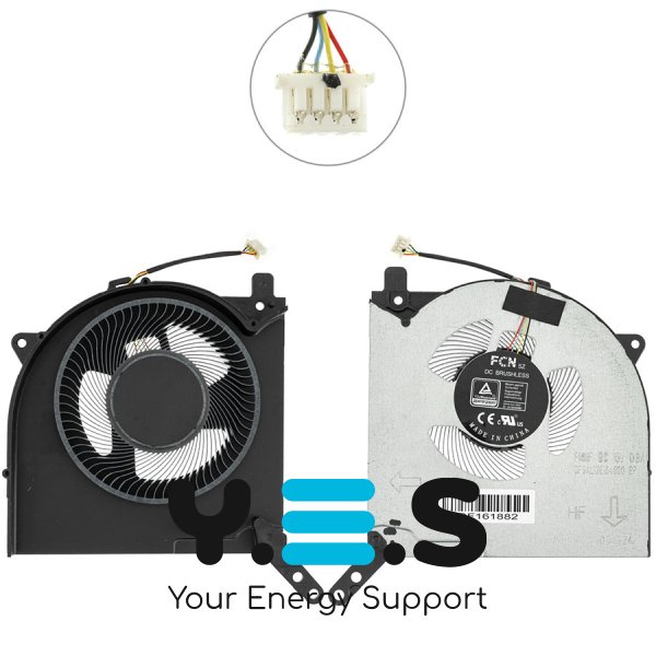 Вентилятор GPU 10V для Lenovo Legion 5 Pro 16ACH6H (кулер) Original