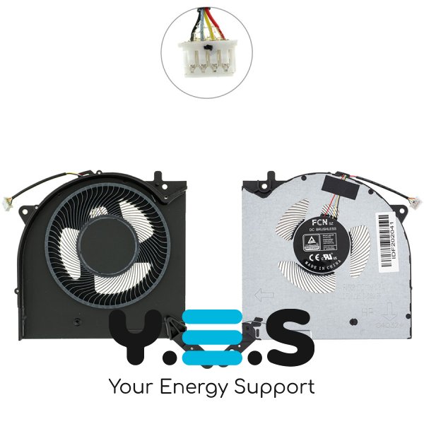 Вентилятор GPU 10V для ноутбука Lenovo Legion 7-16ACHG6 (кулер) Original