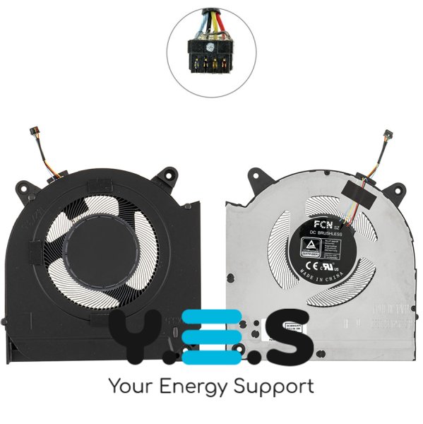 Вентилятор CPU 12V для ноутбука Lenovo Legion S7 16IAH7 (кулер) Original