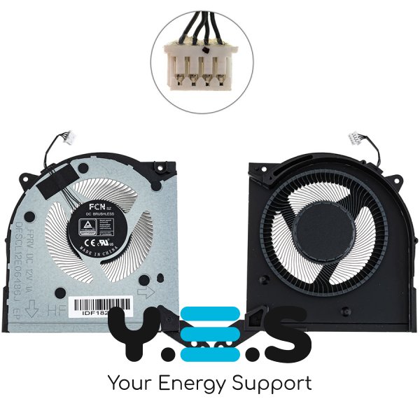 Вентилятор CPU 12V для Lenovo Legion 7 16IAX7 (кулер) Original