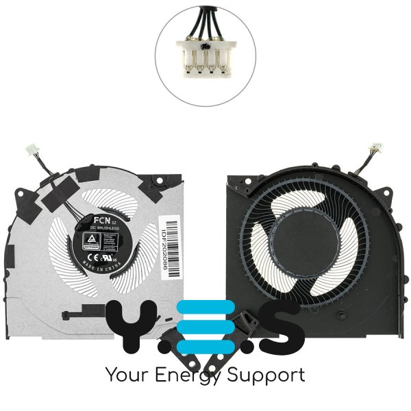 Вентилятор CPU 12V для ноутбука Lenovo Legion 5 15ARP8 (кулер) Original