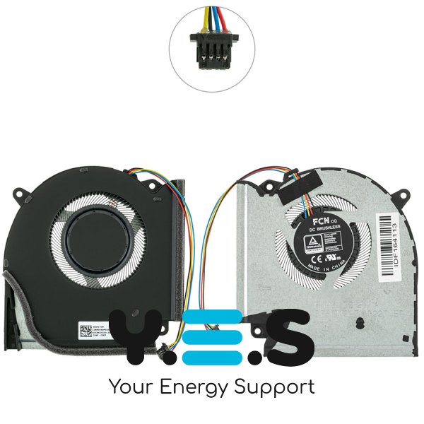 Вентилятор CPU для ноутбуків ASUS G513RM/G513RS/G713RS 12V 13NR09J0T01111, кулер Original