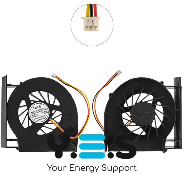 Уцінка: скол корпусу. Кулер HP COMPAQ CQ61/CQ70/CQ71, Pavilion G61/G71 DFB552005M30T/KSB06105HA