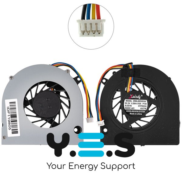 Уцінка: кулер 4PIN для Lenovo IdeaPad Z460/Z460A/G460/G460A/Z465/G560/Z560/G565/Z565 (FC99)