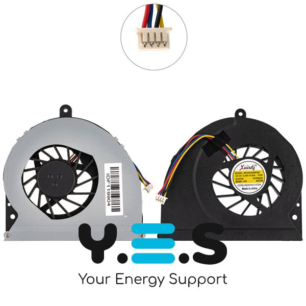 Уцінка! Кулер (вентилятор) для ноутбука ASUS K43E/K43SD/K43SJ/K43SM/K53E/X53E/P43E/P53E 13GN3P10P020-1