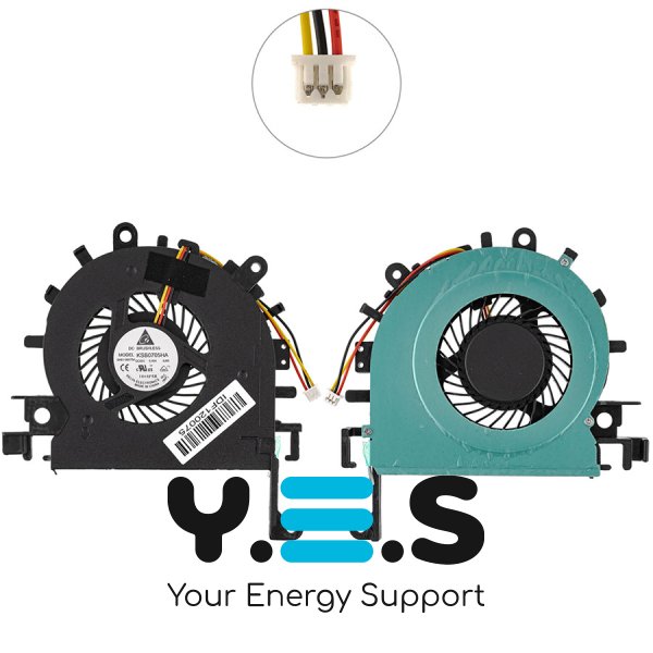 Уцінка: Кулер (вентилятор) Acer Aspire 4250/4253/4339/4552/4552G/4733/4733Z/4738/4738G/4739/4739Z/4749 AB7305HX-ED3, вар.1 (мет. кришка з 1 боку)