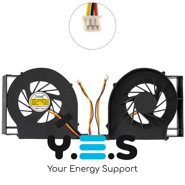 Уцінка: кулер (вентилятор) HP Compaq CQ61/CQ70/CQ71, Pavilion G61/G71 DFB552005M30T/KSB06105HA