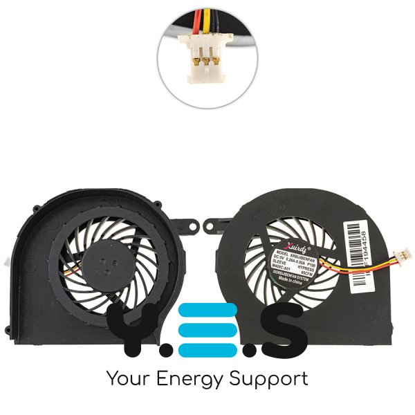 Уцінка: корпус-вентилятор (кулер) HP Compaq CQ62/CQ72, Pavilion G62/G72, KSB0505HA, без кришки