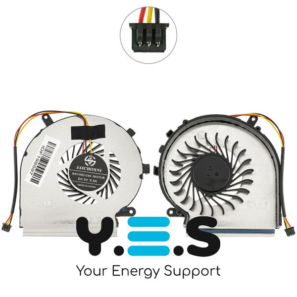 Кулер (вентилятор) для ноутбука MSI GL62/GL62M/GF62/GP62/GP62M, 3-pin