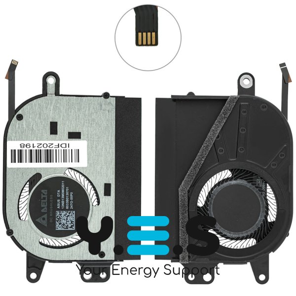 Вентилятор для ноутбука ASUS UM5606WA, 5V FAN1, 13NB13M0M02011 Original