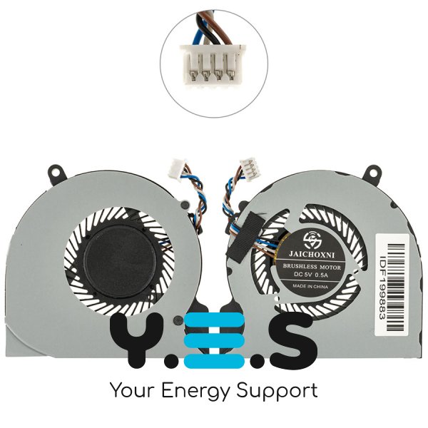 Кулер (вентилятор) SUNON EF50050V1-C100-S9A 5V 0.4A 4pin для HP 9470/9470m/9480m