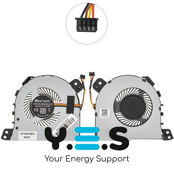 Уцінка: вентилятор (кулер) LENOVO IdeaPad L340-15IWL/L340-17IWL 5F10S13874, зламане кріплення