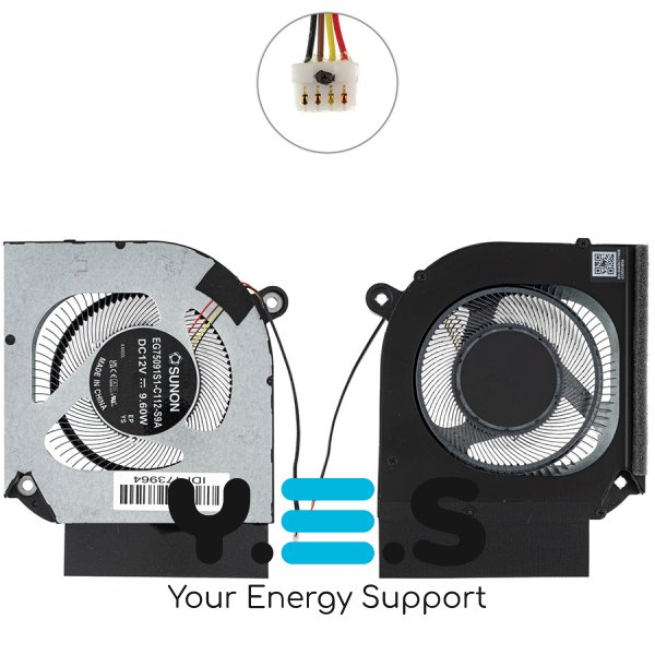 Оригінальний вентилятор для ноутбука ACER (PHN16-71), 12V, CPU