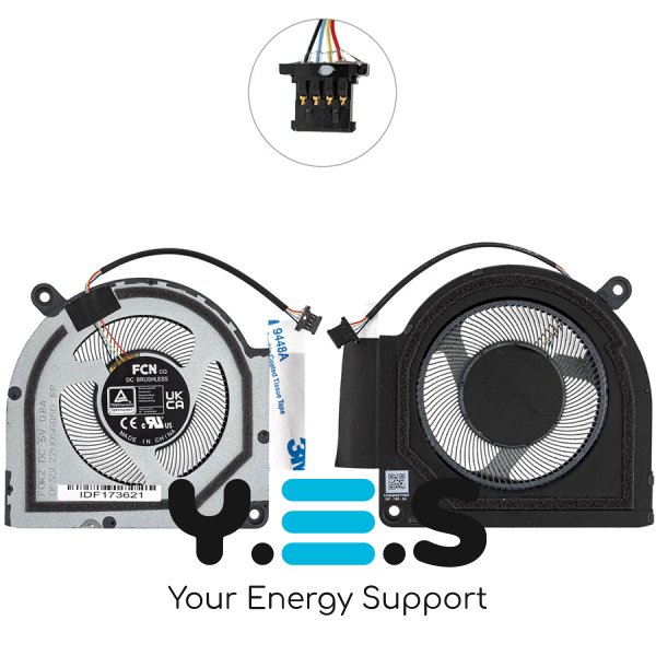 Вентилятор GPU для ноутбука Acer SFX16-61G (Swift X 16) Original