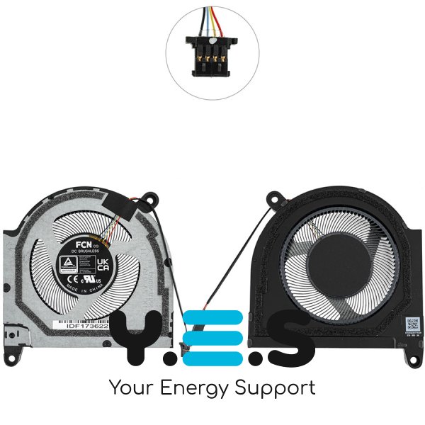 Оригінальний вентилятор для ноутбука ACER (SFX16-61G), CPU