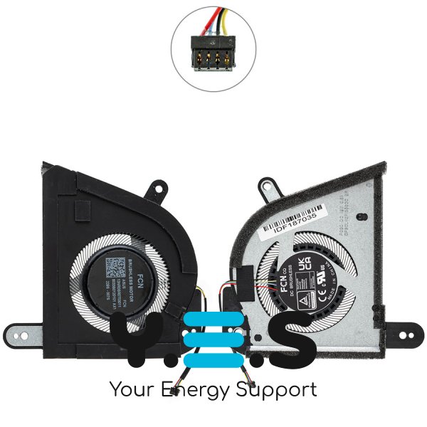 Вентилятор GPU 12V для ноутбука Asus ROG Zephyrus M16 GU604VI/GU604VY Original