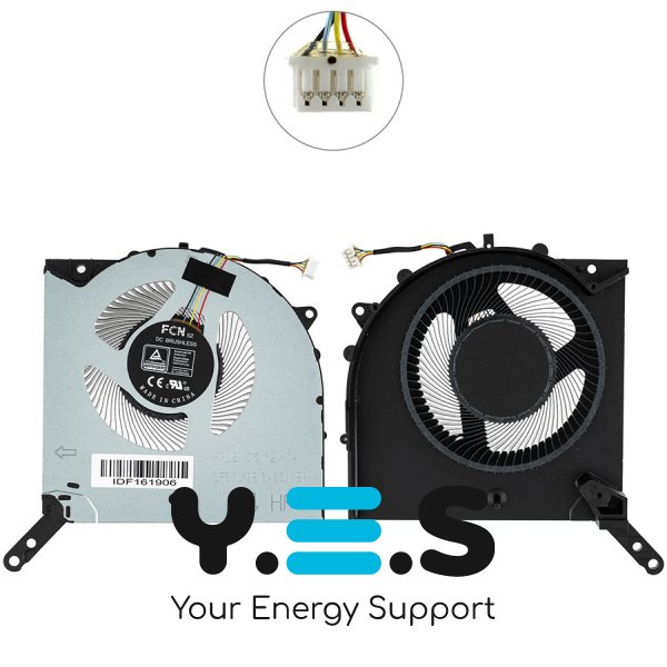 Вентилятор GPU 12V для ноутбука Lenovo Legion 5 Pro 16IAH7H/16IAH7 Original