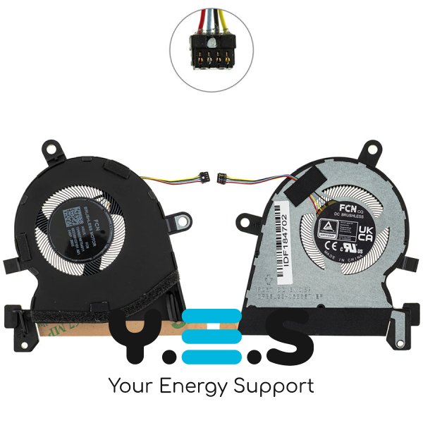 Вентилятор CPU для ноутбука Asus ROG Flow X13 GV302XA/GV302XI, 5V 0.8A Original