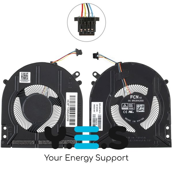 Вентилятор для ноутбука HP Pavilion x360 14-DY/14M-DY (TPN-W146) Original