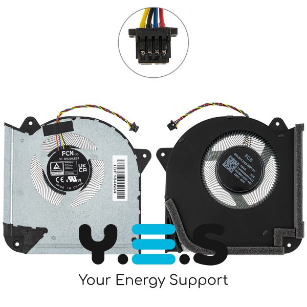 Вентилятор CPU 12V для ноутбука Asus ROG Strix SCAR 17 G733CW/G733CX Original