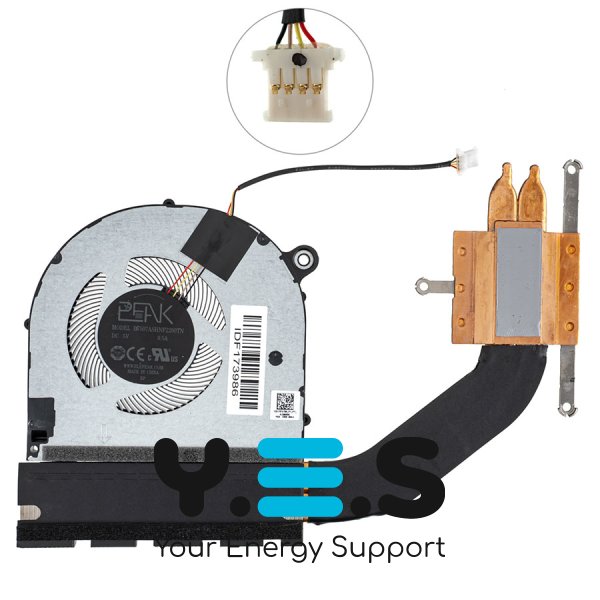 Вентилятор ноутбука ACER TMP216-51/TMP214-55 з тепловими трубками Original