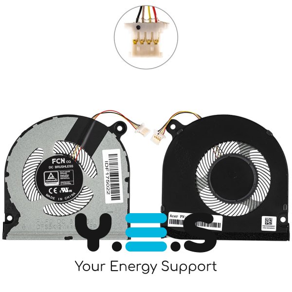 Оригінальний вентилятор для ноутбука ACER (P414-51, P414RN-51)