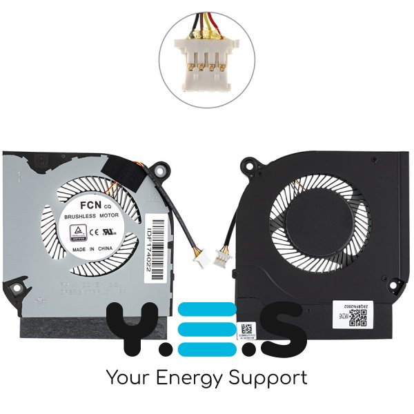 Оригінальний вентилятор для ноутбука ACER (AN715-52) GPU