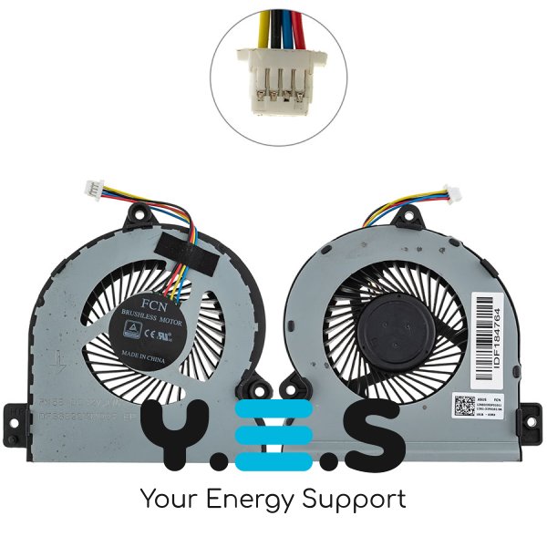 Вентилятор CPU для ноутбука Asus ROG Strix GL702VI, 12V (FAN) Original