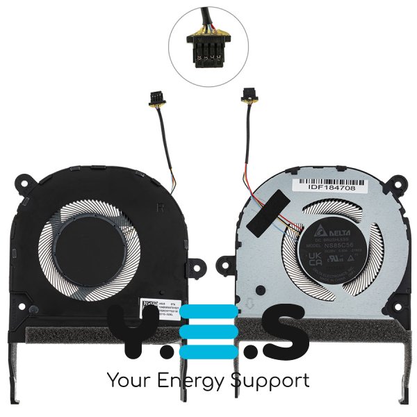 Вентилятор CPU для ноутбука Asus Zenbook Pro UX535LH/UX535LI/UX535QA, FAN Original