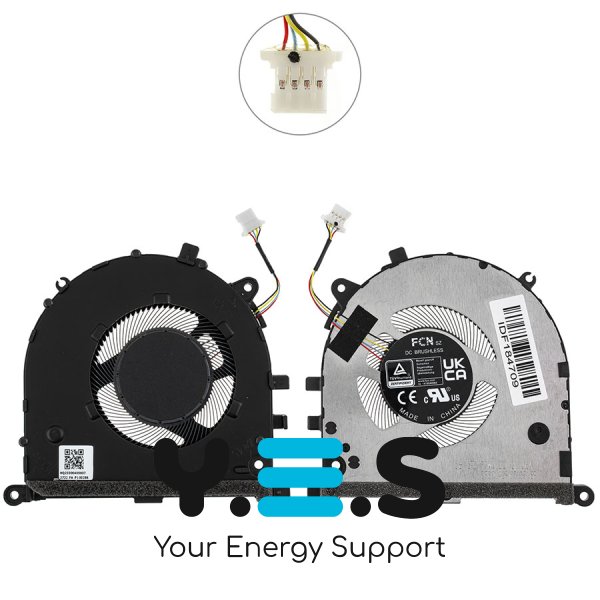 Вентилятор для ноутбука Asus VivoBook K6502HC/K6502HE/K6602HC, 12V Original