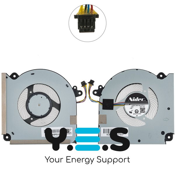 Вентилятор для ноутбука Asus VivoBook K3405VA/K3405VC 12V Original