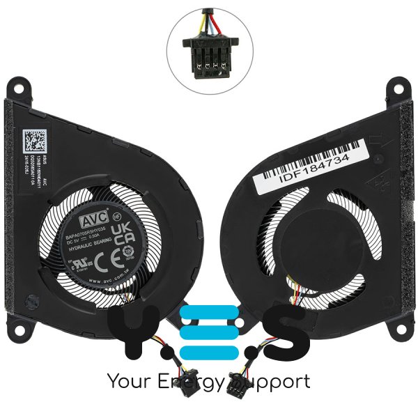 Вентилятор для ноутбука Asus Zenbook UM3504DA (Small Fan) Original