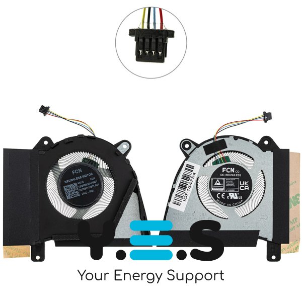 Вентилятор CPU FAN 2 для ноутбука Asus ROG Zephyrus GA402RJ/GA402RK Original