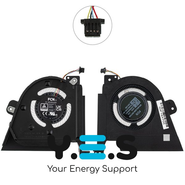 Вентилятор CPU 12V для Asus ROG Zephyrus Duo GX650PI/GX650PV/GX650PY Original