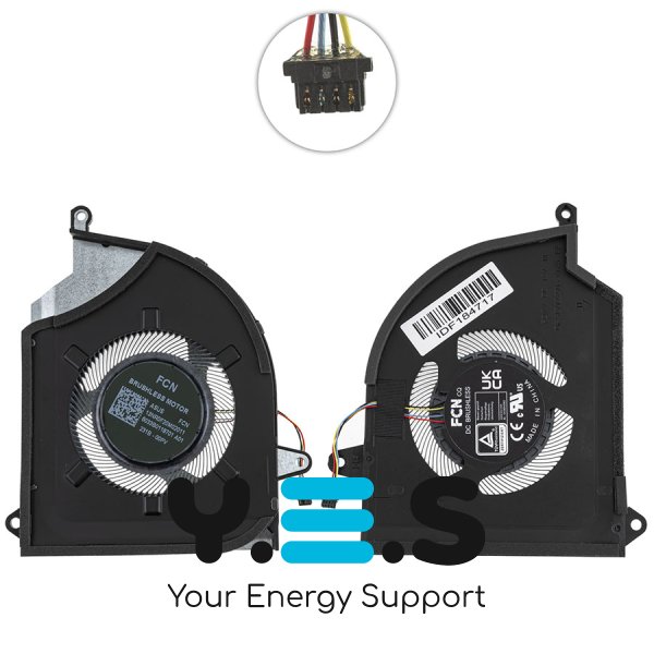 Вентилятор GPU 12V для ноутбука Asus ROG Flow GV601VI/GV601VU/GV601VV Original