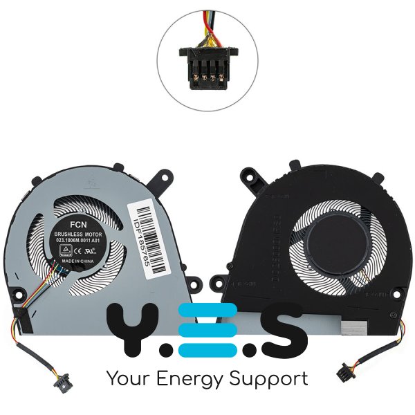 Вентилятор CPU для ноутбука Dell Inspiron 7490 / Vostro 5490, 5498 (сумісний) Original