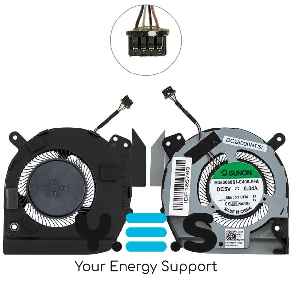 Вентилятор для ноутбука Dell Latitude 5401 (сумісний: Latitude 5401) Original