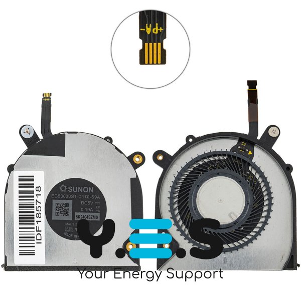 Вентилятор ноутбука Dell XPS 13 7390 для CPU+GPU Original