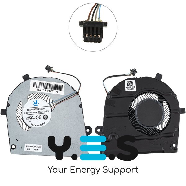 Вентилятор CPU для ноутбука Dell Inspiron 7300 / Vostro 5300 Original