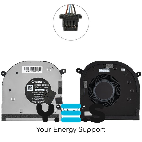 Вентилятор CPU для Dell XPS 17 9700/9710, Precision 5750/5760 Original