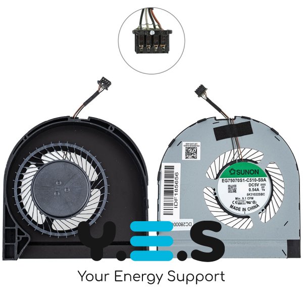 Вентилятор CPU для ноутбука Dell Precision 7550 (сумісн. 7550) Original