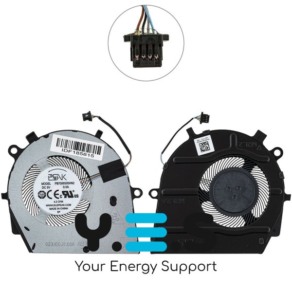 Вентилятор CPU для ноутбука Dell Vostro 5501/5502/5508, охолодження, Original