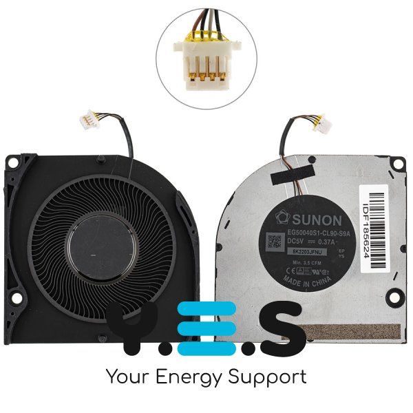 Вентилятор для ноутбука Dell Latitude 7320 (сумісний: Latitude 7320) Original