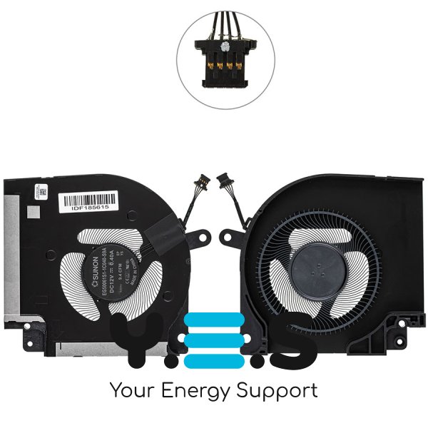 Вентилятор CPU 12V для Dell Alienware x17 R1/X17 R2, Original