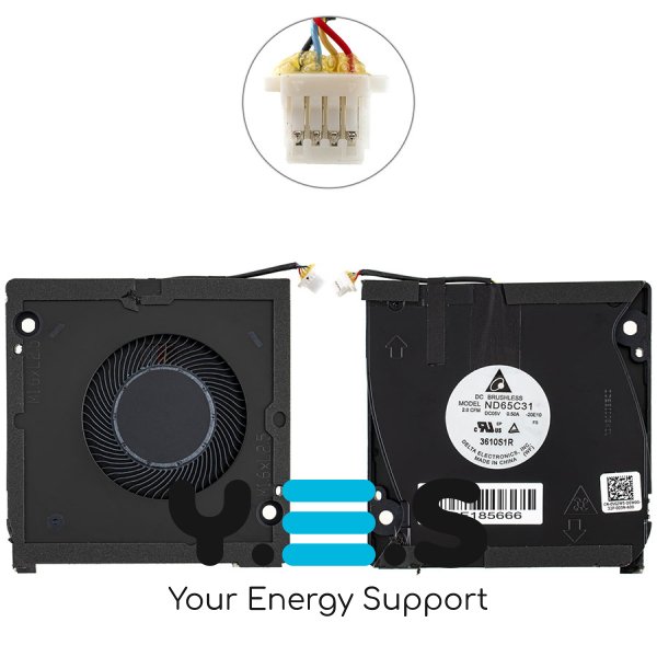 Вентилятор CPU для ноутбука Dell Latitude 9420/9430 (FAN) Original